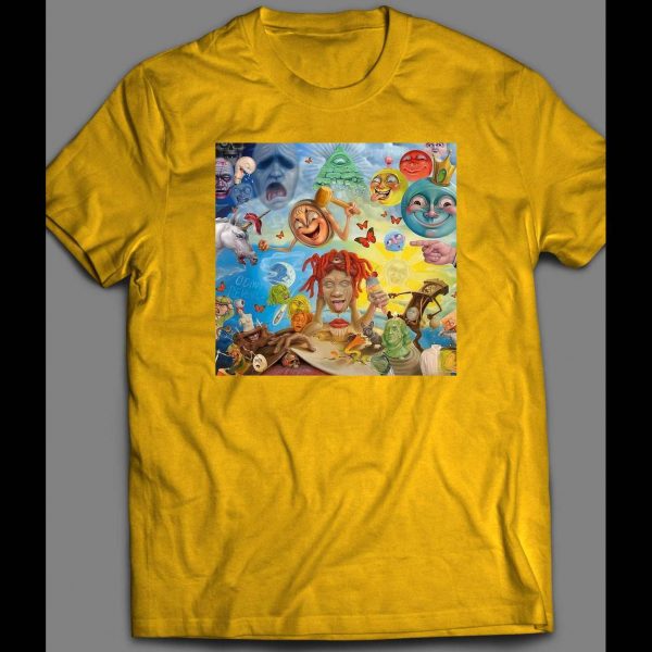RAPPER TRIPPY REDD "TRIPPIN' " CUSTOM ART RARE DESIGN SHIRT