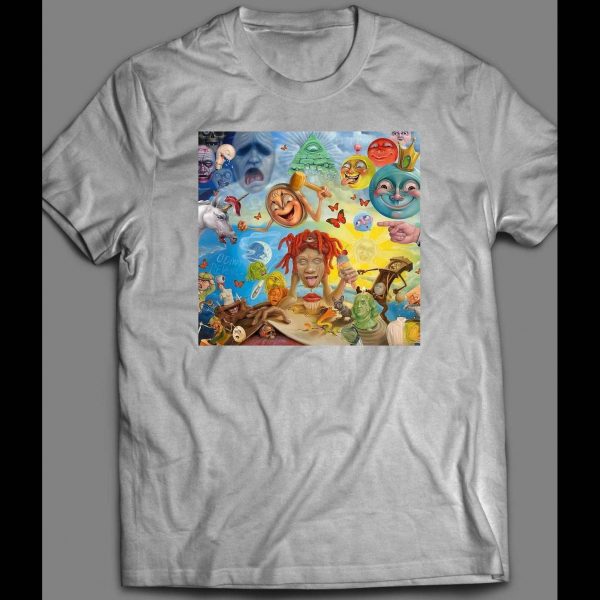 RAPPER TRIPPY REDD "TRIPPIN' " CUSTOM ART RARE DESIGN SHIRT