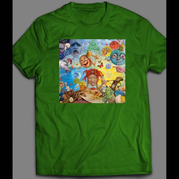 RAPPER TRIPPY REDD "TRIPPIN' " CUSTOM ART RARE DESIGN SHIRT