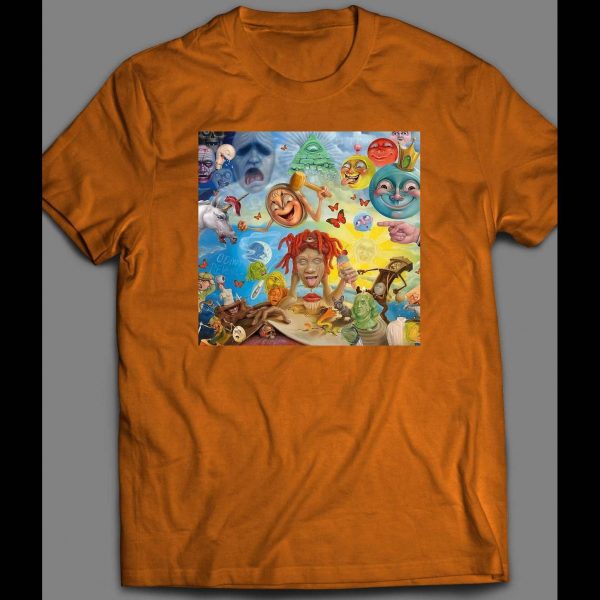 RAPPER TRIPPY REDD "TRIPPIN' " CUSTOM ART RARE DESIGN SHIRT