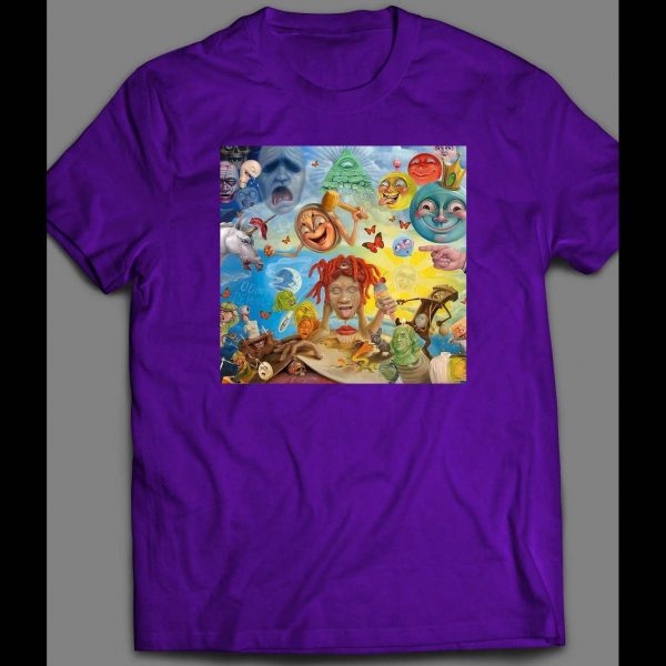 RAPPER TRIPPY REDD "TRIPPIN' " CUSTOM ART RARE DESIGN SHIRT