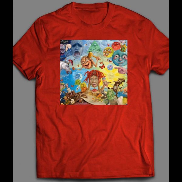 RAPPER TRIPPY REDD "TRIPPIN' " CUSTOM ART RARE DESIGN SHIRT