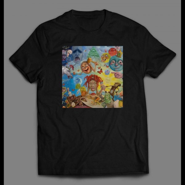 RAPPER TRIPPY REDD "TRIPPIN' " CUSTOM ART RARE DESIGN SHIRT