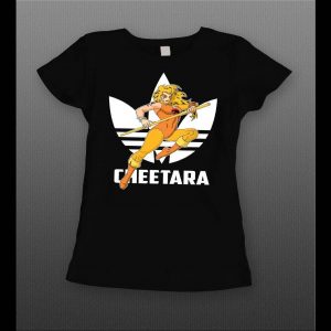 LADIES STYLE SPORTS WEAR MASHUP THUNDERCAT CHEETARA CUSTOM ART SHIRT
