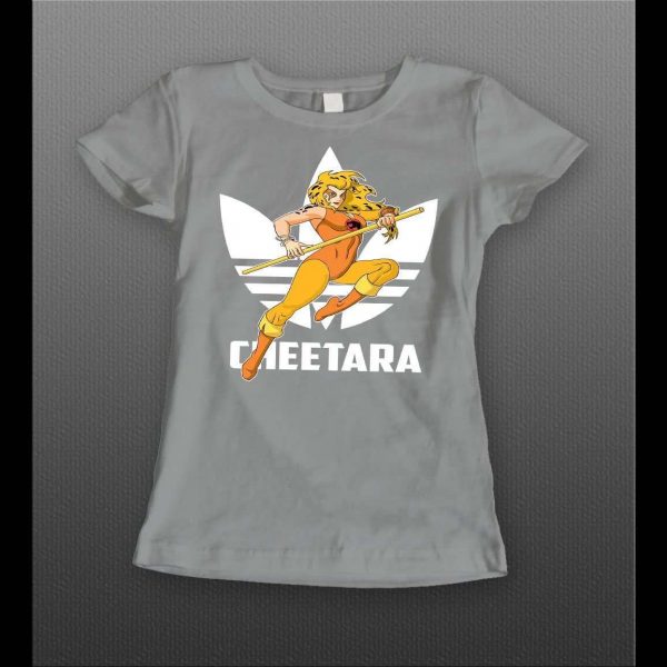 LADIES STYLE SPORTS WEAR MASHUP THUNDERCAT CHEETARA CUSTOM ART SHIRT