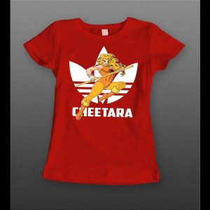 LADIES STYLE SPORTS WEAR MASHUP THUNDERCAT CHEETARA CUSTOM ART SHIRT