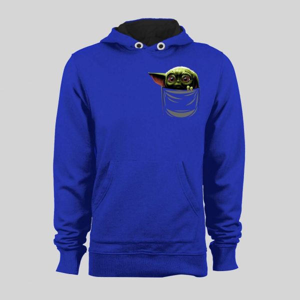 STAR BABY ALIEN IN POCKET HOODIE /SWEATSHIRT