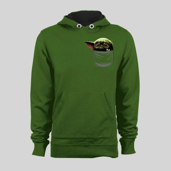 STAR BABY ALIEN IN POCKET HOODIE /SWEATSHIRT