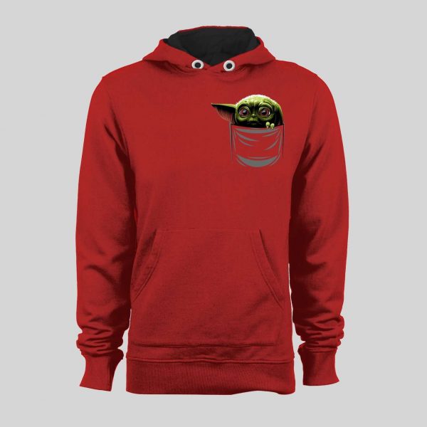 STAR BABY ALIEN IN POCKET HOODIE /SWEATSHIRT