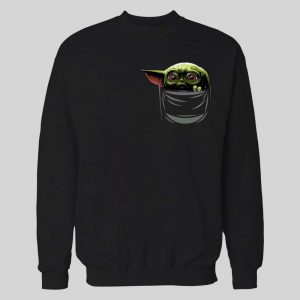 STAR BABY ALIEN IN POCKET HOODIE /SWEATSHIRT