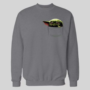 STAR BABY ALIEN IN POCKET HOODIE /SWEATSHIRT