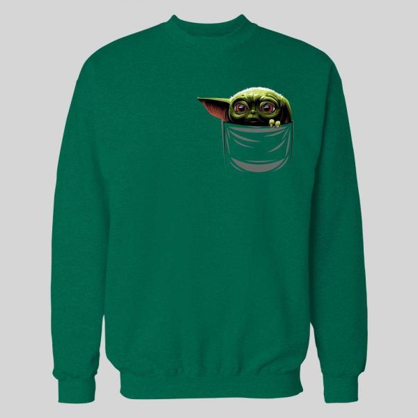 STAR BABY ALIEN IN POCKET HOODIE /SWEATSHIRT