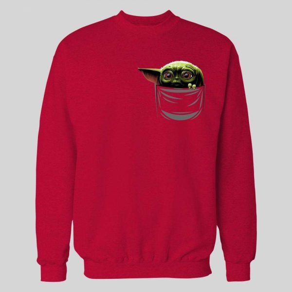 STAR BABY ALIEN IN POCKET HOODIE /SWEATSHIRT
