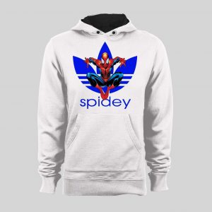 SPORTS WEAR PARODY ULTIMATE SPIDER-MAN SPIDEY MASH UP WINTER HOODIE / SWEATSHIRT