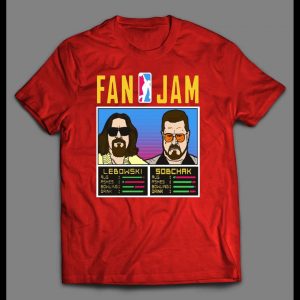 THE BIG LEBOWSKI "FAN JAM" VIDEO GAME PARODY MOVIE SHIRT
