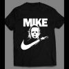 YOUTH SIZE MIKE MYERS SHOE PARODY HALLOWEEN SHIRT