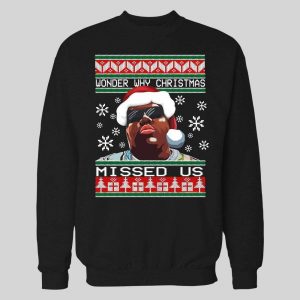 BIG POPPA WONDER WHY CHRISTMAS MISSED US CHRISTMAS HOODIE /SWEATSHIRT