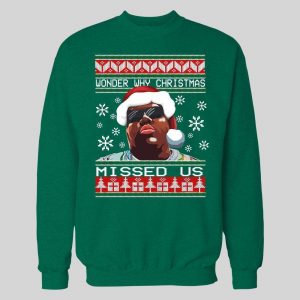 BIG POPPA WONDER WHY CHRISTMAS MISSED US CHRISTMAS HOODIE /SWEATSHIRT