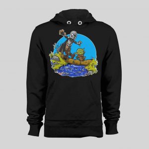 THE HUNTER & BABY ALIEN HOODIE /SWEATSHIRT