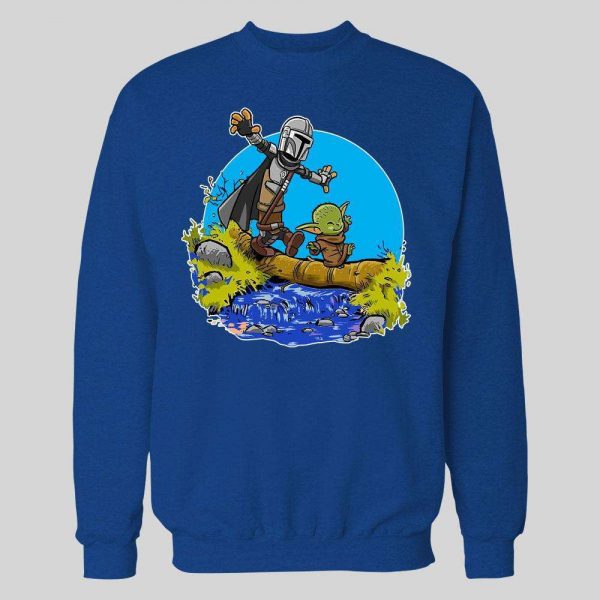 THE HUNTER & BABY ALIEN HOODIE /SWEATSHIRT