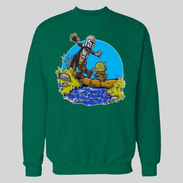 THE HUNTER & BABY ALIEN HOODIE /SWEATSHIRT