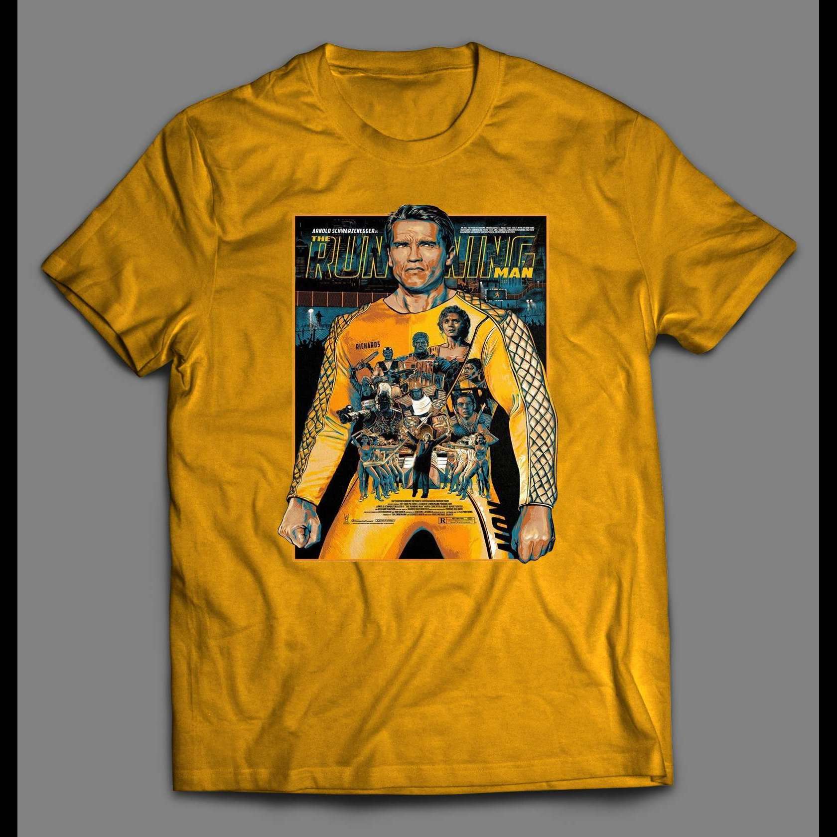 THE RUNNING MAN MOVIE ART POSTER SHIRT – OldSkool Shirts