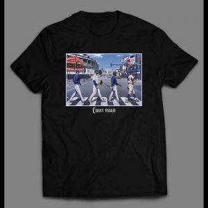 BASEBALL "CUBBY ROAD" ABBEY ROAD PARODY SHIRT