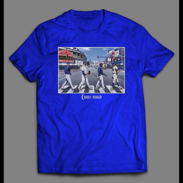 BASEBALL "CUBBY ROAD" ABBEY ROAD PARODY SHIRT