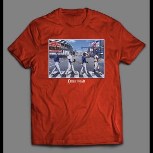 BASEBALL "CUBBY ROAD" ABBEY ROAD PARODY SHIRT