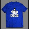 F-CANCER MIDDLE FINGER HIGH QUALITY FRONT PRINT SHIRT