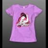 LADIES F-CANCER TATTOO GIRL HIGH QUALITY FRONT PRINT SHIRT
