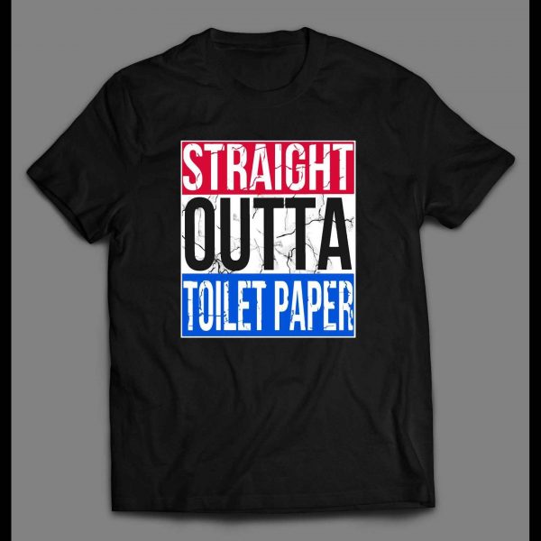 STRAIGHT OUTTA TOILET PAPER NWA PARODY SHIRT
