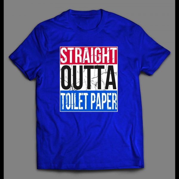 STRAIGHT OUTTA TOILET PAPER NWA PARODY SHIRT