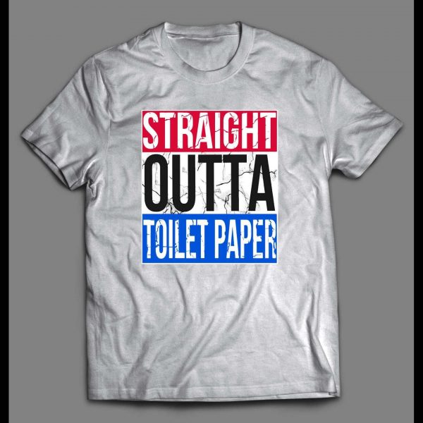 STRAIGHT OUTTA TOILET PAPER NWA PARODY SHIRT