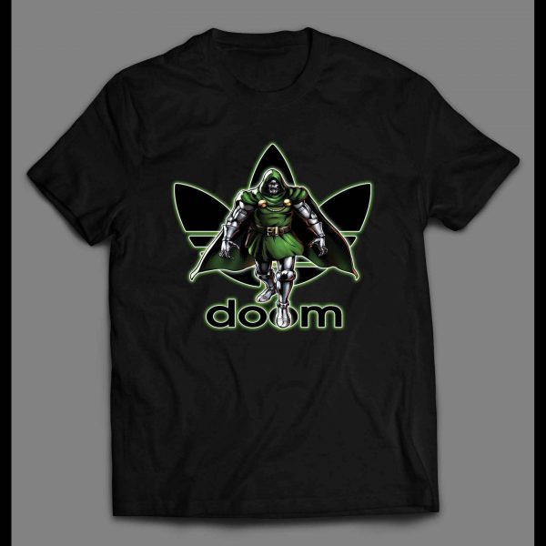 DR. DOOM COMIC BOOK ART SPORTS WEAR PARODY SHIRT