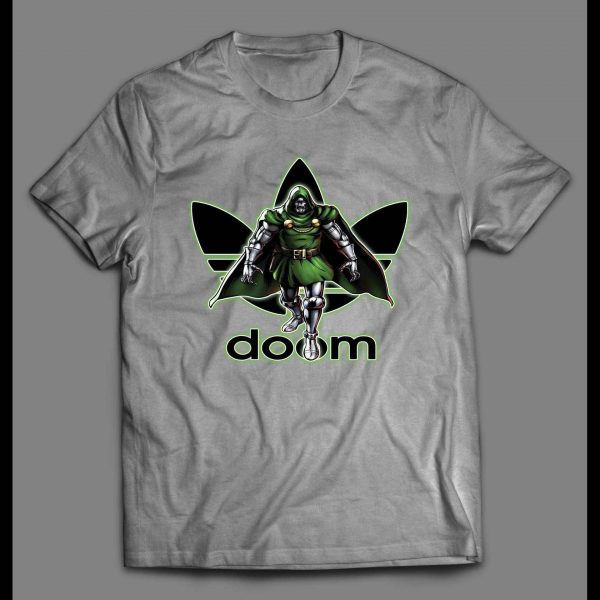 DR. DOOM COMIC BOOK ART SPORTS WEAR PARODY SHIRT