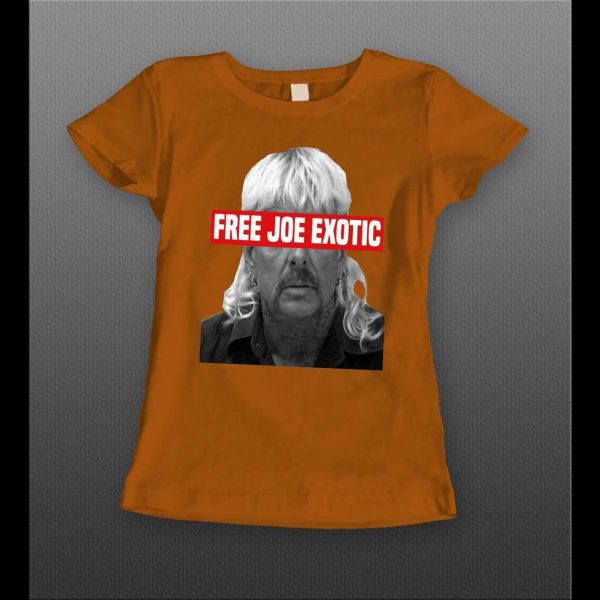 LADIES FREE JOE EXOTIC THE TIGER KING SHIRT