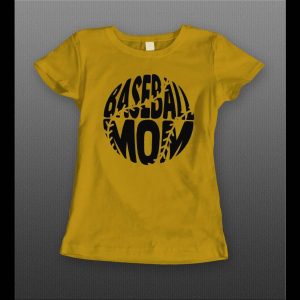LADIES STYLE BASEBALL MOM LITTLE LEAGUE BASEBALL SHIRT