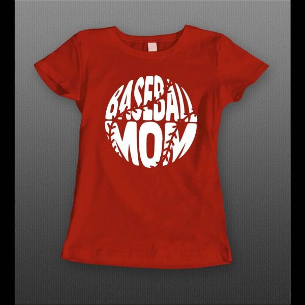 LADIES STYLE BASEBALL MOM LITTLE LEAGUE BASEBALL SHIRT
