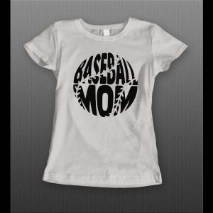 LADIES STYLE BASEBALL MOM LITTLE LEAGUE BASEBALL SHIRT