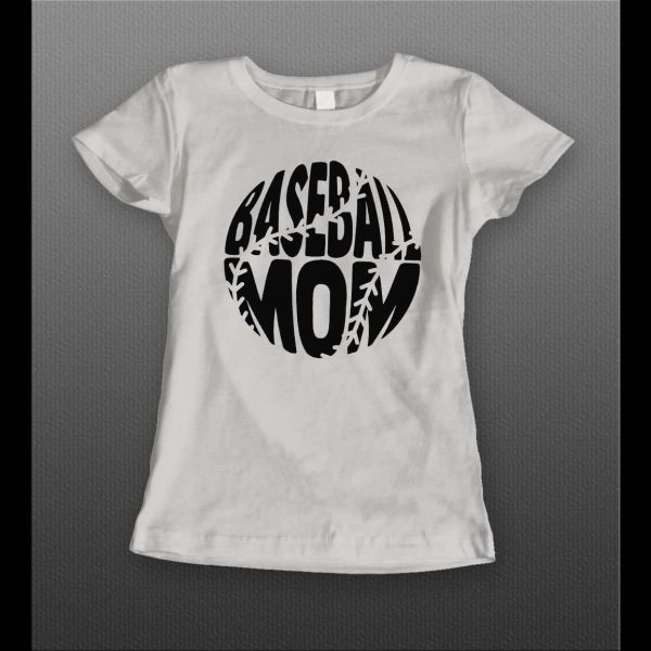 LADIES STYLE BASEBALL MOM LITTLE LEAGUE BASEBALL SHIRT