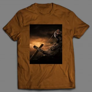 TAKE UP YOUR CROSS AND FOLLOW ME CHRISTIAN ART SHIRT