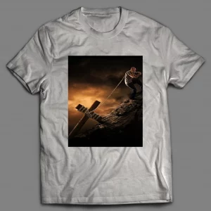 TAKE UP YOUR CROSS AND FOLLOW ME CHRISTIAN ART SHIRT