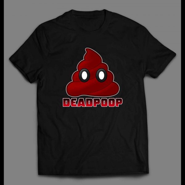 DEADPOOL POOP EMOJI "DEADPOOP" COMIC BOOK ART SHIRT