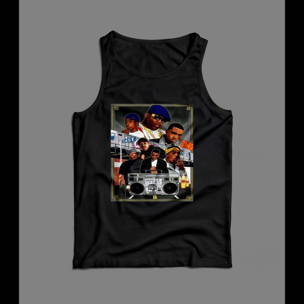 OLDSKOOL EAST COAST RAP LEGENDS MEN'S TANK TOP