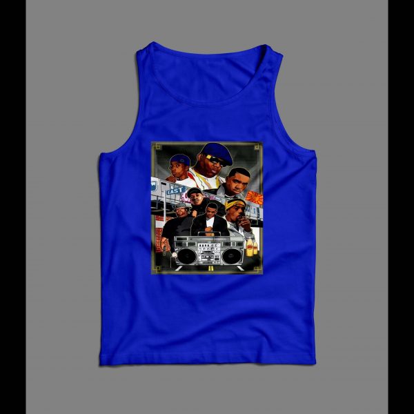 OLDSKOOL EAST COAST RAP LEGENDS MEN'S TANK TOP