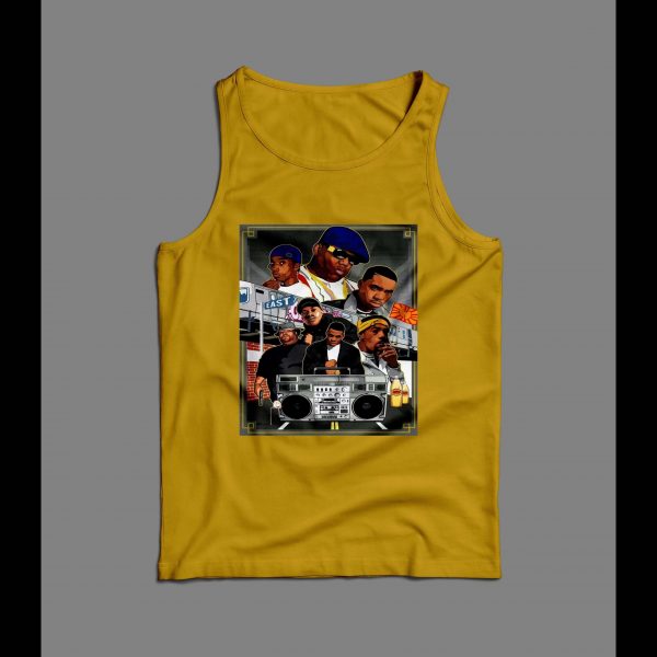 OLDSKOOL EAST COAST RAP LEGENDS MEN'S TANK TOP