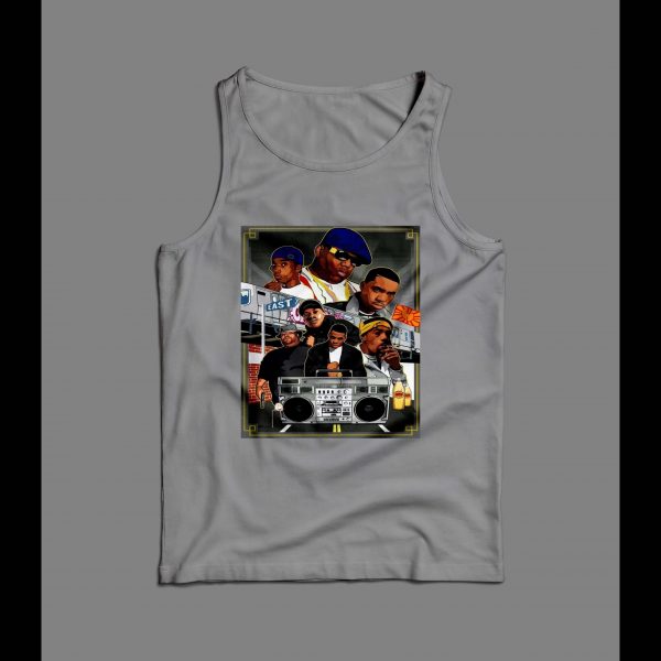OLDSKOOL EAST COAST RAP LEGENDS MEN'S TANK TOP