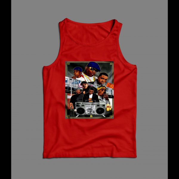 OLDSKOOL EAST COAST RAP LEGENDS MEN'S TANK TOP