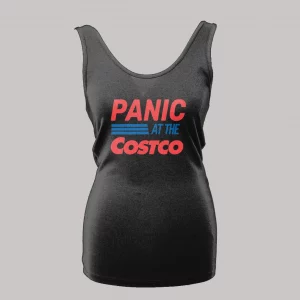 LADIES STYLE SOCIAL DISTANCING "PANIC AT THE COSTCO" SHIRT